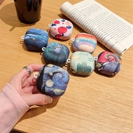 For Samsung Galaxy Buds FE Case Galaxy Buds2 Pro Frosted Case Creative Van Gogh Cute Flower Samsung Galaxy Buds 2 Shockproof Case Buds Pro / Buds Live Protective Cover