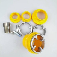 9Buah Alat Pembuat Senai Ulir Pipa 9PCS Thread Kit Maker 1" 1/2" 3/4" Senai Drat Ulir Cocok Untuk La