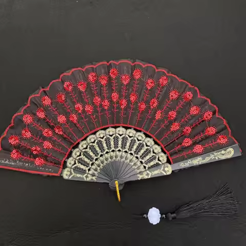 Length: about 35cm Large Peacock Fur Fan 9 Colors 65cm Cheongsam Show Live Fan Square Dance Performa