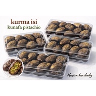 Dubai chocolate, original kunafa pistachio DATES, contents 16 pcs Dubai Pistachio Kunafa Chocolate