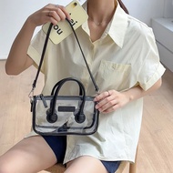 Clear Jelly Bags for Women Handbags Cute Mini PVC Shoulder Bags for Women Fashion Summer Square Designer Bags 2024 Phone Flap SYUE