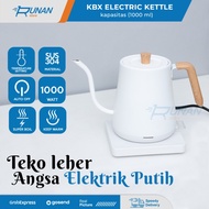 Gooseneck Electric Kettle 1L White Electric Gooseneck Kettle 1000ml