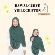 BAWAL CURVE PLAIN VOILE CHIFFON (BIDANG 55)