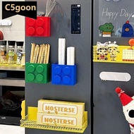 C5GOON Magnetic Wall Mounted Storage Box Fridge Magnet No-Drill Refrigerator Side Organizer I5R5