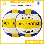 Cobra Volleyball Junior PU size 4  Bola Tampar untuk Latihan