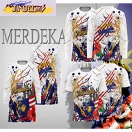 Merdeka Jersey 68th Anniversary Sublimation Baju Merdeka 2025 Viral Shirt Women Boys Sublimation Baj