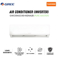 Gree Wall Mounted Air Conditioner Inverter - PUREMASTER G23P (1.0HP/9000BTU) GWC09AGCXB-K6DNA2B