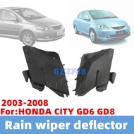 Engine Hood Hinge trim Cover Cap For HONDA CITY GD6 GD8 2003 2004 2005 2006 2007 2008  OE:74222-SEL-