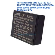 For Panasonic DMC TZ1 TZ2 TZ3 TZ4 TZ5 TZ50 TZ15 CGA-S007E CGA S007 S007E S007A DMW-BCD10 1500mAh 3.7