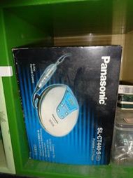 CD隨身聽Panasonic SL-CT440-S的原廠外紙盒+線控耳機+充電器+中日文說明書