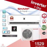 Sharp 1HP-2.5HP AIoT J- Tech Inverter Plamacluster Air Conditioner Aircond penghawa dingin 空调