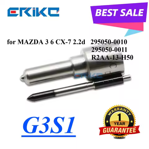 G3S1 293400-0010 Common Rail Injector Nozzle G3 S1 for MAZDA 3 6 CX-7 2.2d 295050-0010 295050-0011 R