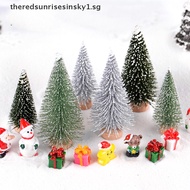 { Christmas Decor &amp; New } 3Pcs/Set Pine  Christmas Tree Craft Fairy Garden Miniature Terrarium Decor ~