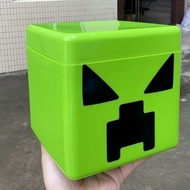 [Ready Stock] Minecraft TNT Storage Box Creeper Magnetic Cube Storage Box Desktop Storage Box Storag
