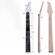 Guitar double rock 24 fret electric guitar neck white treasure decorative fretboard musical instrume
