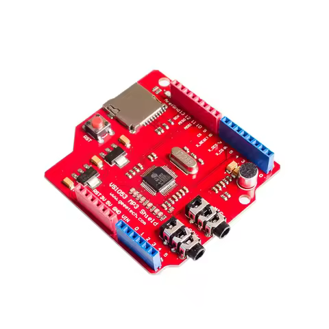 VS1053 VS1053B Stereo Audio MP3 Player Shield Record Decode Development Board Module With TF Card Sl