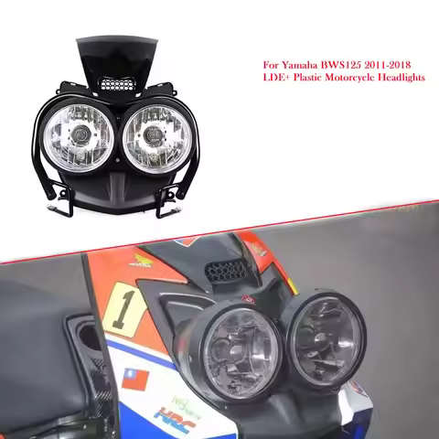 Motorcycle Parts Headlights LDE+ Plastic Accessories Kits For Yamaha BWS125 BWS 125 2011 2012 2013 2