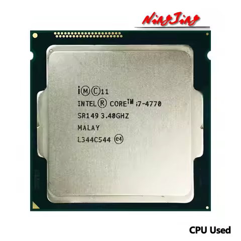 Intel Core i7-4770 i7 4770 3.4 GHz Used Quad-Core Eight-Thread CPU 8M 84W LGA 1150
