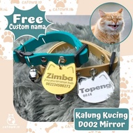 Promo D002 - Kalung Kucing Custom Nama Lucu Free Tulis Alamat Pemilik