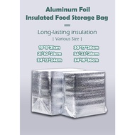 3mm Aluminium Foil Insulated Food Storage Bag / Cooler Bag / Aluminium Foil Bag / Insulated Bag