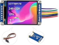 2inch LCD Module Compatible with Raspberry Pi 5/ 4B/3B+/3B/Zero W/WH/Zero 2 W/Ardu/STM32, 240 x 320 