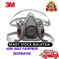 3M 6200 HALF FACE MASK RESPIRATOR WITHOUT CARTRIDGE / 6001/6003 CARTRIDGE