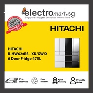 HITACHI R-HW620RS - XK/XW/X 6 Door Fridge 475L