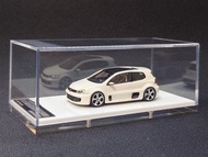 Timothy & Pierre 1/64 限量樹脂模型車 Volkswagen Golf GTI W12-650  # white