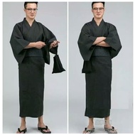 Takeshi JAPANESE YUKATA CLOTHES PLAIN MEN'S KIMONO MATSURI