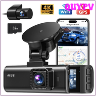 QUYPV Redi Tiger 4K Dash Cam 1080P HD Auto DVR Eingebaute GPS Android Wifi Auto Drive Fahrzeug เครื่องบันทึกวีดีโอ Nachtsicht APITV