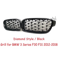 F30 F31 Diamond Style Chrome Front Grill for BMW 3 Series F30 F31 318i 320i 316i 328i 330i 335i 340i