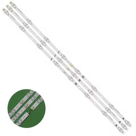 LED Strip 8LED For XIAOMI MI 4S L43M5-5ARU RF-FP430005SE30-0801 A5 70401-01023 HV430QUB-H10 L43M5-5A