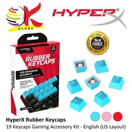 HYPER-X HYPERX RUBBER KEYCAPS WITH 19 KEYCAPS INCLUDED: HX ESCAPE KEY, 1-6, QWER, ASDF AND ARROW KEY