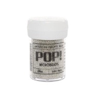 American Crafts - Silver Microbeads, 1oz jar