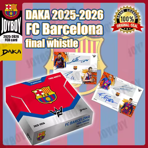 Daka 2025 2026 Trading Card FC BARCELONA FINAL WHISTLE TCG Football Star Cards Official FCB Box Lion