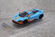 Cm 1: 64 Mclaren Mclaren 765 LT Alloy Model Car Simulation Supercar Ornaments