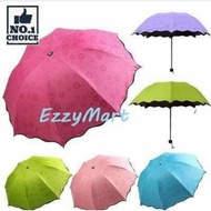 3D Magic Umbrella Dimensional Folding Umbrella Black Coating ANTI UV