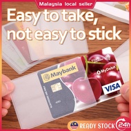 10pcs Waterproof Transparent PVC Card Cover Silicone Plastic Cardholder Case To Protect Credit Cards