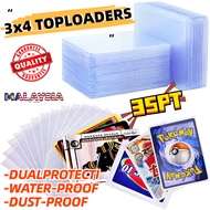 3"x4" TOPLOADER 100pcs/50pcs 35PT Toploader Card Protector for TCG Pokemon Yugioh Digimon Card