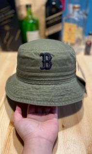 47Brand 波士頓紅襪隊漁夫帽-軍綠