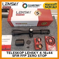 TELESKOP LENSKY 4-16x44 SFIR FFP ZERO STOP iluminasi / lampu ClearStrike lens coating tahan iklim tr