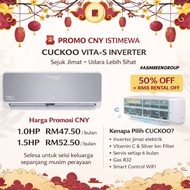 Aircond Cuckoo Murah with inverter