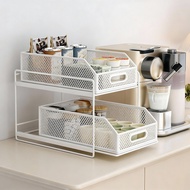 Desktop Rack Snack Storage Cabinet Mug Organizer Rack Tea Room Tea Bag Display Cabinet