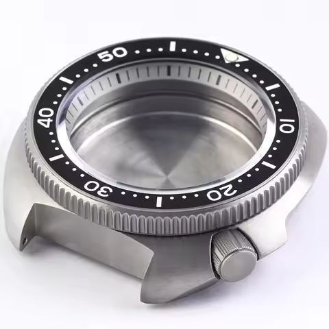 HEIMDALLR Watch case Titanium Turtle 6105 Diver Watch Case Sapphire glass fit Seiko mod for NH35/36 