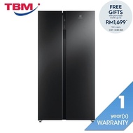 [Klang Valley Delivery Only] Electrolux ESE6200B-B Side By Side Fridge 700 Series 624L Matt Black