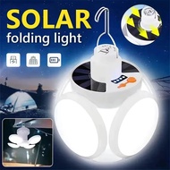 LED Solar Light Waterproof Outdoor Bivouac Decoration Emergency Lighting Energy Saving Remote Rechar