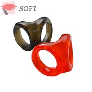 SOFTNESS  Lock Ring Hot Sale Elastic Double Rings Delay Ejaculation
