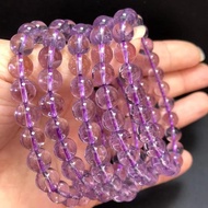 Amethyst Bracelet Single Circle, 8mm