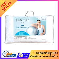 หมอนรองคอ หมอนหนุน SANTAS DREAMESSENCE 19X29 นิ้ว สีขาว หมอนนอนหลับ นุ่ม รองรับสรีระ