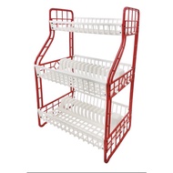 AC ME 2TIER & 3TIER PLASTIC DISH RACK_PLASTIC DISH RACK_VERSATILE DISH RACK_PEAR RACK